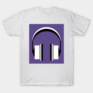 Headphones in Ultra Violet T-Shirt